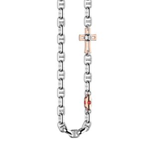 Collana Zancan in Oro Bicolore con Rubini - Eternity Gold - EC863BR-RU