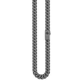 Collana Zancan in Argento Nero con Rosa dei Venti - Cubane - EXC471-NR