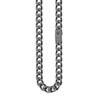Collana Zancan in Argento Nero con Rosa dei Venti - Cubane - EXC472-NR