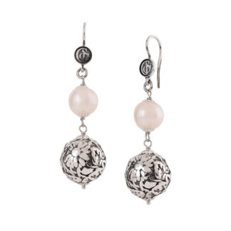 Orecchini Gerardo Sacco in Argento con Perle - Mito - 27165