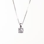 Collana Punto Luce Clesi in Oro Bianco con Diamante - 427_0