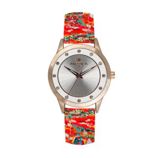 Orologio Solo Tempo Mizzica in Acciaio e Pelle - La Fioritura di Nurcia - MA119