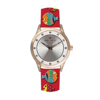 Orologio Solo Tempo Mizzica in Acciaio e Pelle - I Pesci - MA125