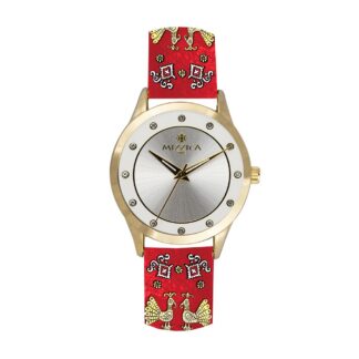 Orologio Solo Tempo Mizzica in Acciaio e Pelle - Le Pavoncelle - MA126