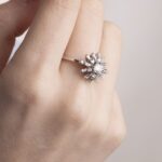 Anello da Donna in Oro Bianco con Diamanti - AN100LTG158G