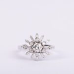 Anello da Donna in Oro Bianco con Diamanti - AN100LTG158G