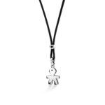 Ciondolo Le Bebé Bimbo Oro Bianco – I Cuccioli – LBB006-N