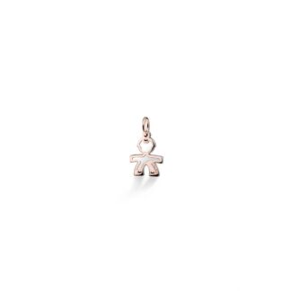 Charm Le Bebé in Oro Rosa e Argento Bimbo - Lock Your Love - LBB161