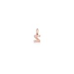 Charm Le Bebè in Oro Rosa e Argento con Lettera Z - Lock Your Love - LBB170-Z