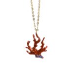 Collana Isola Bella in Argento con Smalti | Corallo – 20000241-V