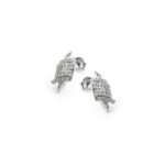 Orecchini 4US Paciotti in Argento con Zirconi - Knot - 4UOR3739W