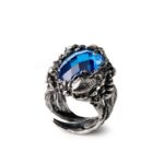 Anello Isola Bella in Argento con Siamite® Acqua – Nude – 20001048
