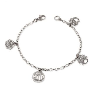 Bracciale Gerardo Sacco in Argento - Maschere e Monete - 27861