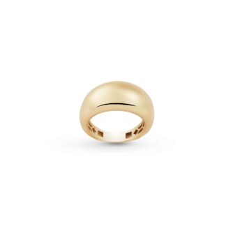 Anello Artlinea in Oro Giallo Fascia Bombata - Glam - AP013-LG
