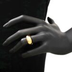 Anello Artlinea in Oro Giallo Fascia Bombata - Glam - AP013-LG