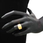 Anello Artlinea in Oro Giallo Fascia Alta - Glam - AP130-LG