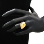 Anello Artlinea in Oro Giallo Fascia Sfaccettata - Glam - AP136-LG