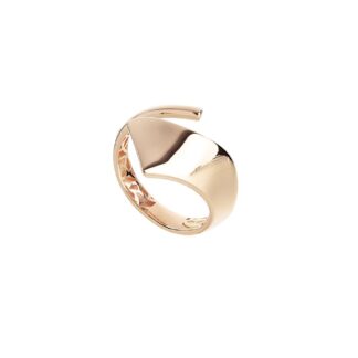Anello Artlinea in Oro Rosa Fascia Squadrata - Glam - AP209-LB