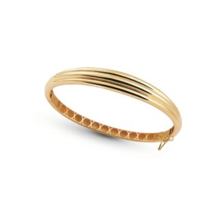 Bracciale Artlinea in Oro Giallo Ondulato - Glam - BP004-LG