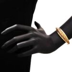 Bracciale Artlinea in Oro Giallo Ricamo - Glam - BP008-LG