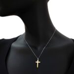 Collana Artlinea in Oro Giallo e Bianco | Croce - Croci Gold - CEA2472-LO