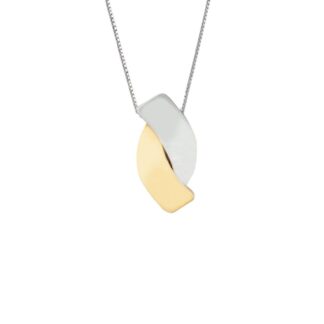 Collana Artlinea in Oro Giallo e Bianco - Mini Parure - CEA2550-LN