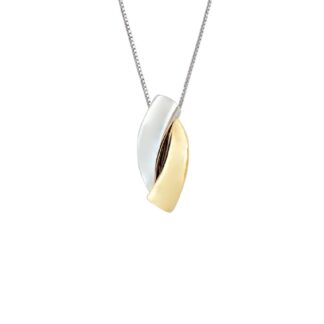 Collana Artlinea in Oro Giallo e Bianco - Mini Parure - CEA2551-LN