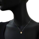 Collana Artlinea in Oro Giallo e Bianco | Fiore - Mini Parure - CEA2716-LN