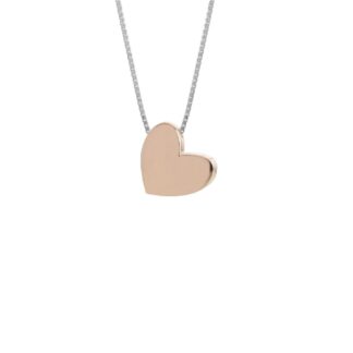 Collana Artlinea in Oro Bicolore Cuore Piccolo - Glam - CEA4327