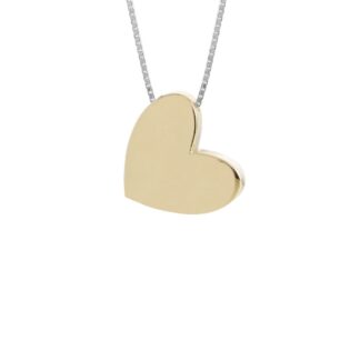 Collana Artlinea in Oro Bicolore Cuore Grande - Glam - CEA4328