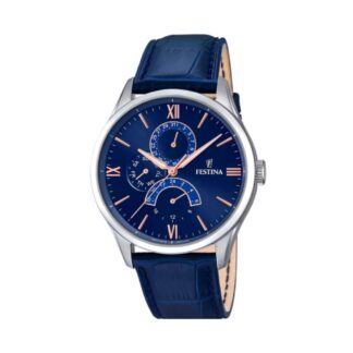 Orologio Solo Tempo Festina in Acciaio e Pelle - Correa Classico - F16823/3