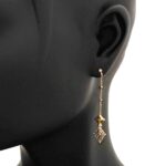 Orecchini Artlinea in Oro Giallo e Bianco Rombi - Glam - OE4855-LN