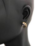 Orecchini Artlinea in Oro Giallo e Bianco - Glam - OP0043-LN