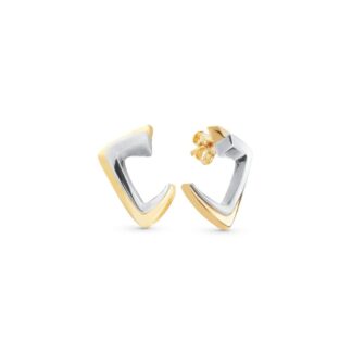 Orecchini Artlinea in Oro Giallo e Bianco - Glam - OP0044-LN