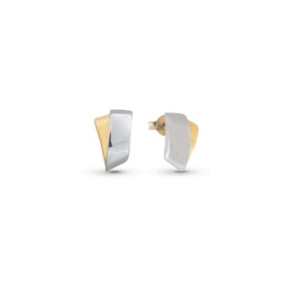 Orecchini Artlinea in Oro Giallo e Bianco - Mini Parure - OP0048-LN
