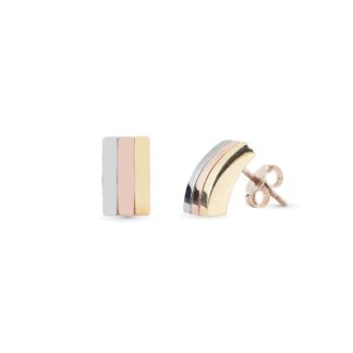 Orecchini Artlinea in Oro 18 Kt 3 Colori - Glam - OP0058-L2