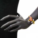 Bracciale Artlinea in Argento con Smalto e Zirconi Scorpione - Wild - ZBR693-MN