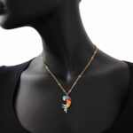 Collana Artlinea in Argento con Smalto e Zirconi Pappagallo Piccolo - Wild - ZCL1143-MG