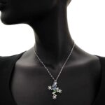 Collana Artlinea in Argento con Smalto e Zirconi Rana Piccola - Wild - ZCL1305-MB