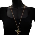 Collana Artlinea in Argento con Smalto e Zirconi Rana Grande - Wild - ZCL1308-MG