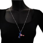 Collana Artlinea in Argento con Smalto Colibrì Grande - Wild - ZCL1316-MB
