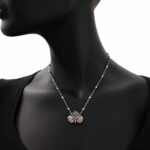 Collana Artlinea in Argento con Smalto e Zirconi Civetta - Wild - ZCL950-ML