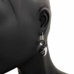 Orecchini Artlinea in Argento con Smalto e Zirconi Cigno - Wild - ZOR1156-MB