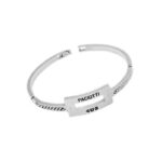 Bracciale 4US Paciotti in Acciaio con Targa - 4UBR0147