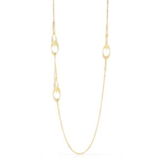 Collana Unoaerre in Bronzo con Elementi Ovali - Bronze - 1311