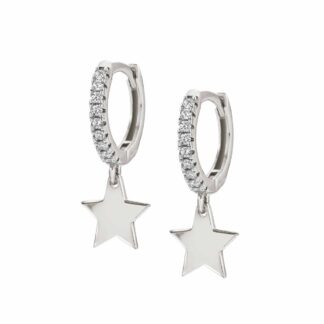 Orecchini Nomination in Argento con Zirconi e Stella - Chic&Charm - 148604/015