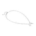 Collana Nomination in Argento con Perla e Corno - White Dream - 148702/054