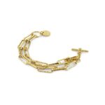 Bracciale Unoaerre in Bronzo con Maglia Paper Clip - Bronze - 1647