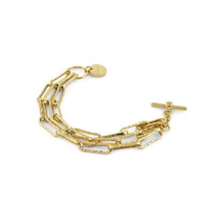Bracciale Unoaerre in Bronzo con Maglia Paper Clip - Bronze - 1647