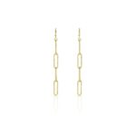 Orecchini Unoaerre in Bronzo con Maglia Paper Clip - Bronze - 1650